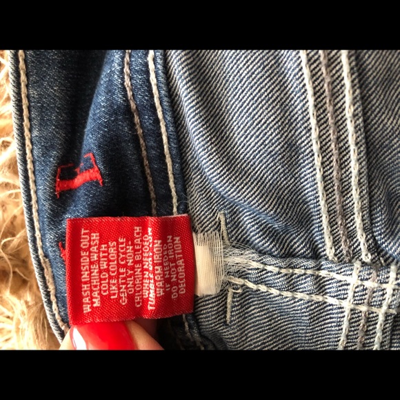 Elle Cropped Jeans Size 4 - Picture 4 of 6